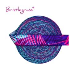 BRISTLEGRASS 2 Yard 5/8" 15mm Fox Dog Cat Rose Flower Floral Print FOE Fold Over Elastic Spandex Band Hair Tie Dress Sewing Trim