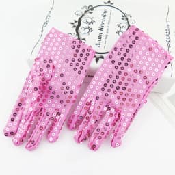 1 pair of children's high elasticity sequin gloves, dance competition, dance performance, party performance, exquisite children'
