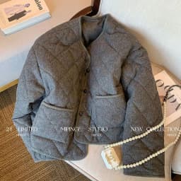 Neploe Simple Office Lady Vintage O Neck Plaid Coat Thin Casual Premium Western Style Parkas Warm Elegant High Street Soft Coats
