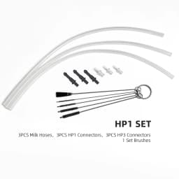 Milk Tube Hose Set for Jura Fully Automatic Coffee Machines Coffee Milk Tube Milk Pipe With Frother Connectors & Hose Brush