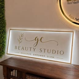 Custom Logo Neon Signs Business Personalized Floating Acrylic Business Sign Metal Acrylic LED Backlit Illuminated Decor Signs