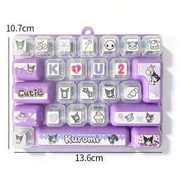 키캡 클릭커 26-key Keycap Clicker Keychain Keyboard Key Caps Keychains for Bag Charms Cartoon Anti-stress Keycaps Pendant Xmas Gifts