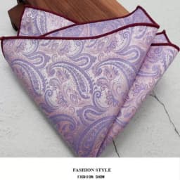 Classic Pasiley Pocket Square Mens Formal Business Black White Handkerchief Wedding Party Suit Accessories Daily Neckwear Cravat