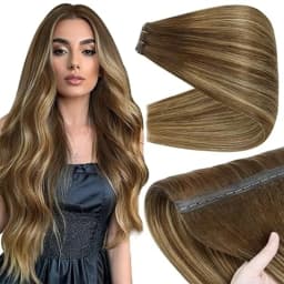 Full Shine 100 Grams Butterfly Weft Hair Extensions Human Hair Invisible Pu Hole Weft Extensions Highlight Genius Weft Hair