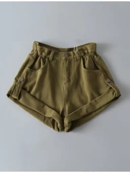 Wixra Women Basic Denim Shorts Candy Color Summer New Trendy Pants High Waist Casual Jeans Bottom