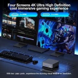 Mini PC Intel Core I9 10980HK Intel N150 Windows 11 16GB 32GB DDR4 1TB SSD WIFI 6 BT5.2 4K HD Desktop Computer Gaming PC Gamer