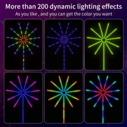 LED String Lights USB 5V RGBIC Strip Lights for Festival Wedding Christmas Party Decor Music Sync Dream Meteor Lamp