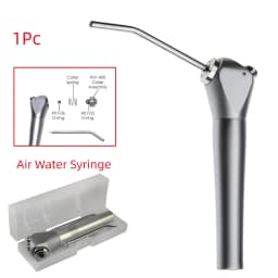 Portable Dental Air Turbine Unit Working with Compressor Triple Spray Syringe Bottle & Pedal 2/4 Holes Dentist Cleaning Tools