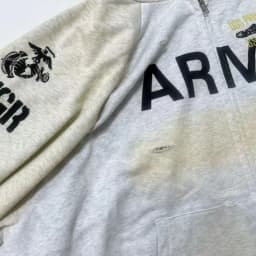 Grailz Project G/R Vintage Distressed Fade-Washed Vintage-Look Zipper Hoodie Oversized High-Street Deconstructed Sweatshirt