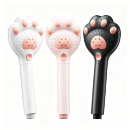 Cute Cat Paw High Pressure Filter Shower Head 3-Mode Adjustable Spray Rain Water Saving Faucet Showerheads for Bathroom Accessor