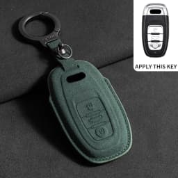 Car Key Case Cover For Audi A1 A3 8P A4 B9 A5 A6 C7 8S A7 A8 Q3 Q5 Q7 4M S4 S5 S6 S7 S8 RS3 RS6 SQ5 TTS Car Keychain Accessories
