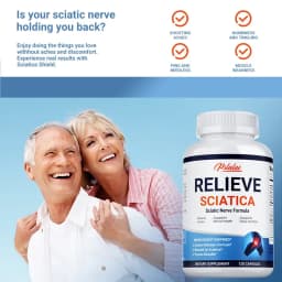 Relieve Sciatica Capsules - Relieve Joint Pai, Balance Inflammation, Restore Mobility, Support Nerve and Bone Health