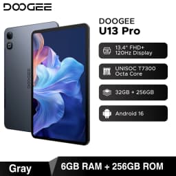 Global Version DOOGEE U13 Pro Tablet PC Android 16 Gemini AI 13'' FHD+ Screen UNISOC T7300 32GB 256GB 11000mAh Battery Smart Pad