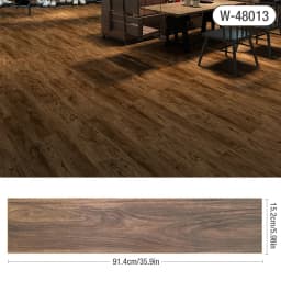 10pc Self-adhesive Wood Grain Floor Wall Sticker Modern Style PVC Living Room Toilet Kitchen Home Floor Decor Waterproof Sticker