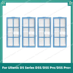 Fit For Ultenic D5 Series D5S / D5S Pro / D5S Pro+ / Lenovo E1 Vacuum Parts Main Side Brush Hepa Filter Mop Rag Accessories Kits