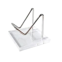 Metal Mineral Display Stand With Acrylic Base For Crystal Jewelry Stand Stone Shelf