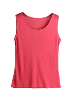 SuyaDream Women Tanks Knitted Real Silk Solid Vest O Neck Sleeveless Basic T Shirt 2025 Spring Summer Tops
