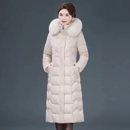 Middle Aged Mother Down Cotton Jacket 6XL Winter Oversized Thick Hooded Coat Windproof Rainproof Female Warm Long Parka Overcoat