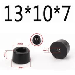 Case Feet Rubber Rubber Feet Round Fine Grips Bumper Pad Anti-Slip Furniture Feet Pad Furniture Protection