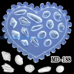 Silicone Nail Art Mold Accessory Molds Various Shape 3D Nail Decorative Mold Silicone Texture for Various Nail Types