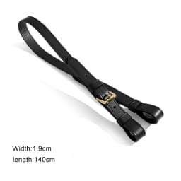 Vachetta Genuine Leather Bag Strap Adjustable Shoulder Bags Crossbody Messenger Handbag Handle Belts DIY Replacement Accessories