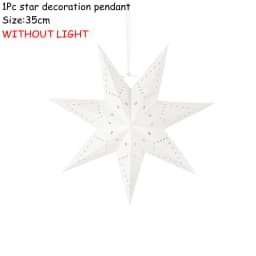 35-60cm Party Hollow Out Star Light Home Window Bedroom Fairy Night Light Paper Lantern Star for Eid Mubarak Wedding Decorations