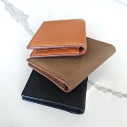 Custom Name Luxury Men Waalet Genuine Leather Personalize Initials Mini Women Card Holder With Gift Box Small Business Wallet