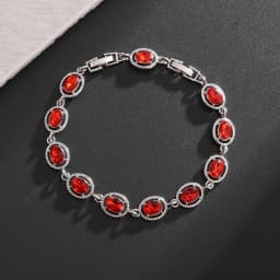 Water Drop Silver Color Bracelet Women\'s Extended 8 Color Zircon Gift Fashion Bracelet