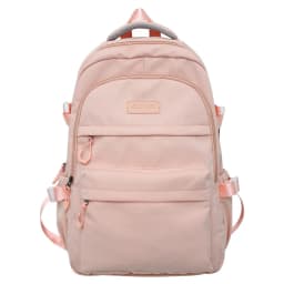 Large Capacity Solid Color Backpack for High School Students, Simple Black Travel Backpack for Middle School Students 2026 New