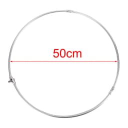 Stainless Steel Fishing Folding Net Brail Head Round Dipnet Tackle Accessory