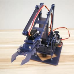 SG90 4 Dof Unassembly Acrylic Mechanical Robot Manipulator Claw For Arduino Robot Arm DIY Kit UNO Programmable Robot Starter Kit