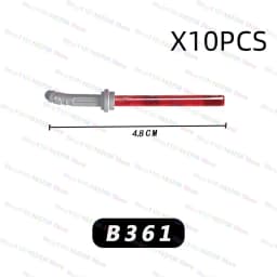MOC Game Anime Cartoon Multi-colored Lightsaber Building Block Toy Children’s Gift Accessory Educational Toy PJB349-365
