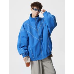 2026 New Stand-up Collar Loose Parkas Men Winter Long Sleeve Cotton-padded Jacket Male Clothing Solid Color Outerwear C959