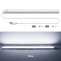 Hand Scan On Off Motion Sensor Cabinet Light COB LED Light Bar Night Light Kitchen Father's Day Gifts USB Table Lamp