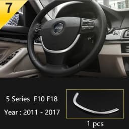 Car Styling Console Multimedia AC CD Panel Decoration Frame Cover Trim Strip Sticker For BMW 5 Series F10 F11 F18 Accessories