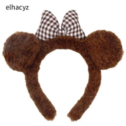 Cute 2026 Mouse Plush Headband Cartoon Face Wash Headwear Cosplay DIY Decoration Christmas Party Cloth Hair Band Adult/Children