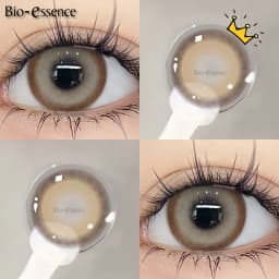 Bio-essence 1 pair Korean Lenses Colored Contact Lenses with Prescription Blue Myopia Lenses Korean Lenses High Quality Lenses