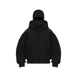 Full Zipper Retro Ninja Mask Jacket Coats Y2k Hip Hop Rock Men Oversized Punk Hoodie Winter Warm Long Sleeve Sweatshirt American