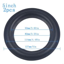 157F High Performance Rubber Rings Replacement Parts for Speaker Repair or DIY