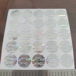 100pcs 15mm Hologram Security Seal GENUINE AUTHENTIC ORIGINAL Label Sticker VOID Left If Tampered Holographic Impossible to Copy