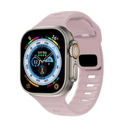 Silicone Strap For Apple Watch ultra Band 49mm 46mm 44mm 45mm 42mm 41mm 40mm sport correa bracelet iwatch Series 9 10 7 6 5 se 8