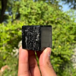 1pc 10-100g Natural Black Tourmaline Cube Occasions Like Mother'S Day Father'S Day Graduations Perfect for Home or Office Decor