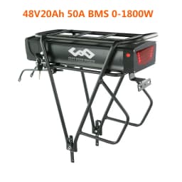 48V 30AH 21700 Rear Rack 52V 30AH Ebike Battery 48V 20Ah Electric Bycicle Batteria Pack for 2000W 1500W 1000W 750W 500W 350W