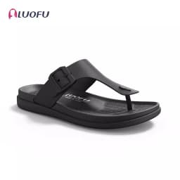 LUOFU Women's New Cool Slippers Summer Simple and Versatile, Anti slip, Non grinding Foot Clip Toe, Outgoing Cool Slippers