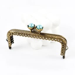 1/2/3/5Pcs 10.5cm Antique Bronze Purse Frame Handle Metal Kiss Lock Clasp with Pearl Coin Wallet Clutch Bag DIY Accessories