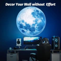 1 Projector Light Moon lamp, LED lamp, blue planet, Rechargeable Moon Star Projection Light Can Rotate Night Light