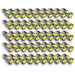 50PCS/PACK LED T10 4014 26SMD Amber/White/Blue/Red Super Bright Lighting W5W 168 192 194 501 For Car Parking/Brake/Turn Signals