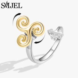 New Sunflower Anxiety Ring Fidget Spinner Rings for Women Cute Butterfly Hummingbird Charms Finger Ring Anti Stress Rotate Gifts