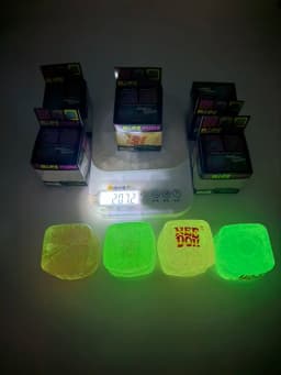 New Schylling Needoh Nice Cube Squishy Stress Toy Glow In The Dark Slow Rebound Sensory Glitter Pressure Relief For Adults gifts