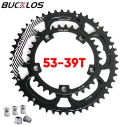BUCKLOS 110BCD Chainwheel Road Bicycle Chainring 110BCD 50 34T 52 36T 53 39T Road 11 Speed Bike Chainring Crankset Part for Sram